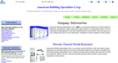 Desktop Screenshot of abspartitions.com